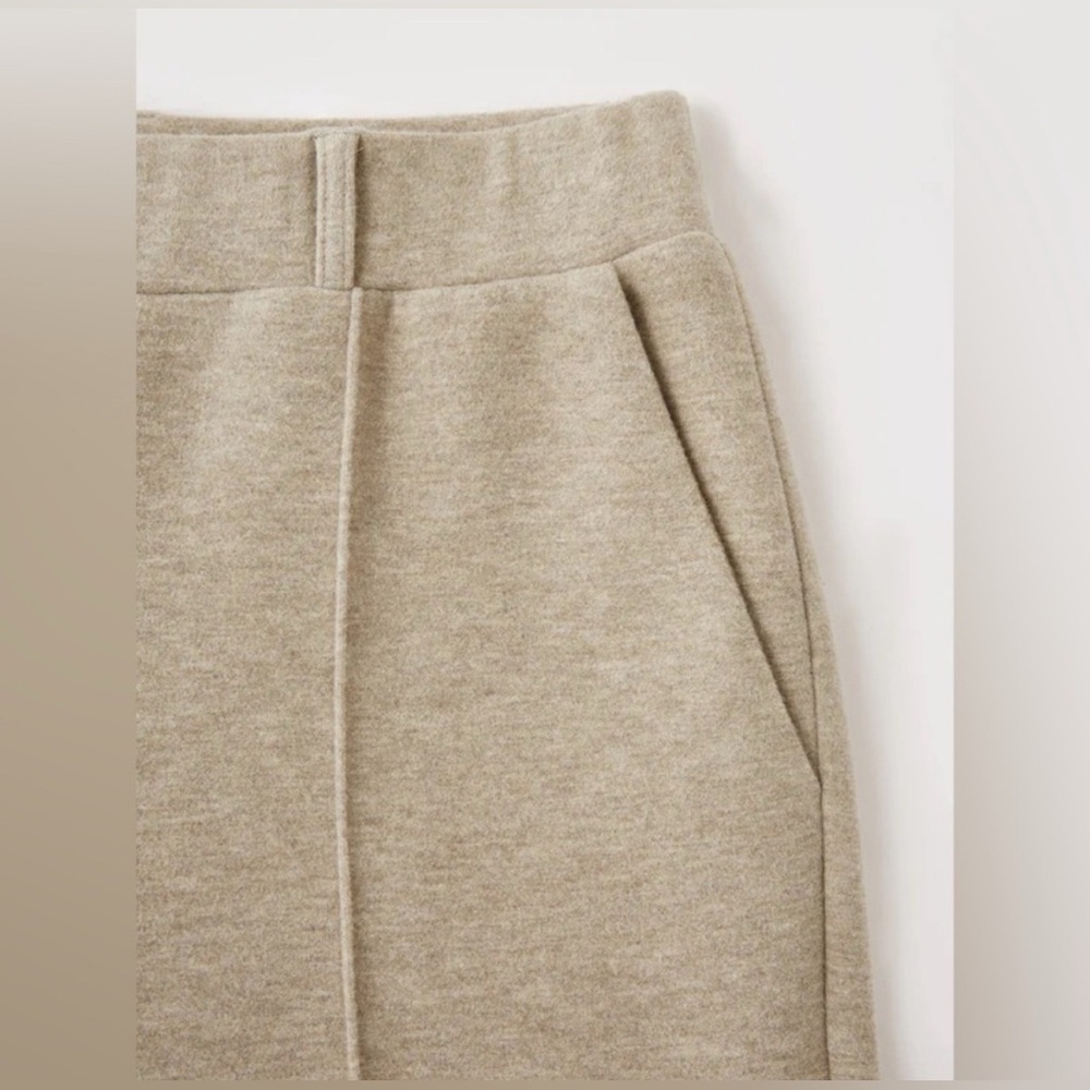 NWT OGL HIGH WAISTED STRAIGHT LEG PANTS IN HEATHER MORGANITE - Picture 4 of 5